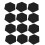 12Pcs Sound Absorption Panel Hex Acoustic 4