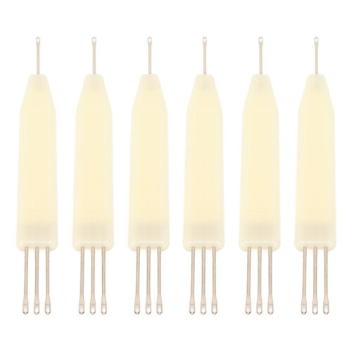 6 Pcs Transfer Needle 3.6mm Pitch 1X3 Fine 1