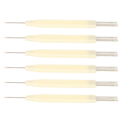 6 Pcs Transfer Needle 3.6mm Pitch 1X3 Fine 2