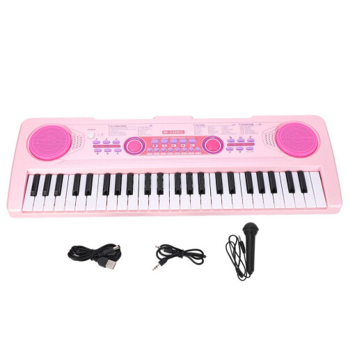 Piano infantil de 49 teclas con 100 ritmos