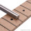 Baroque CD-20 fyrkantig gitarrbandsdressing metall 3