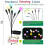 Solar firefly colorful 6-head plug-in lamp 2pcs 5