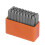 27 st metallstämplar orange högkolstål 4