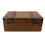 Synthetic Wood Suitcase Vintage Decorative Storage 5