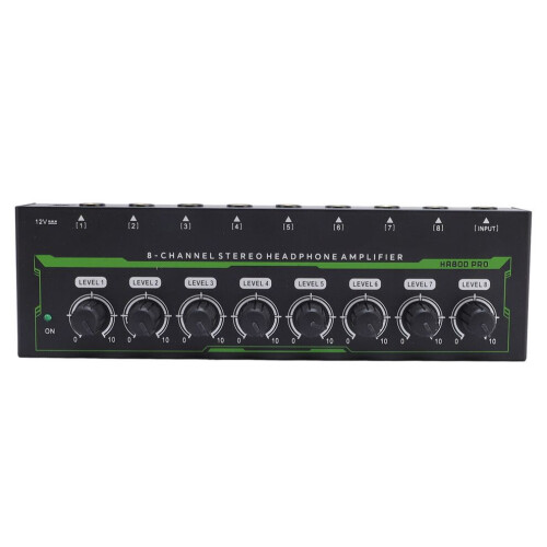 8 Channel Headphone Amplifier 8 Outputs 1 Input 1