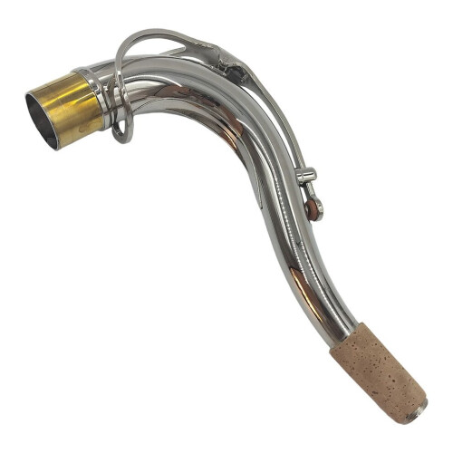 Conector de codo para saxofón tenor de 28 mm 1