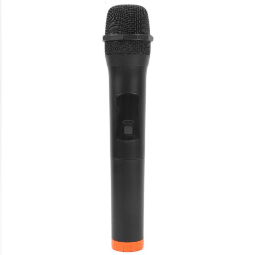 Draadloze karaokemicrofoon van metaal, handmodel 1