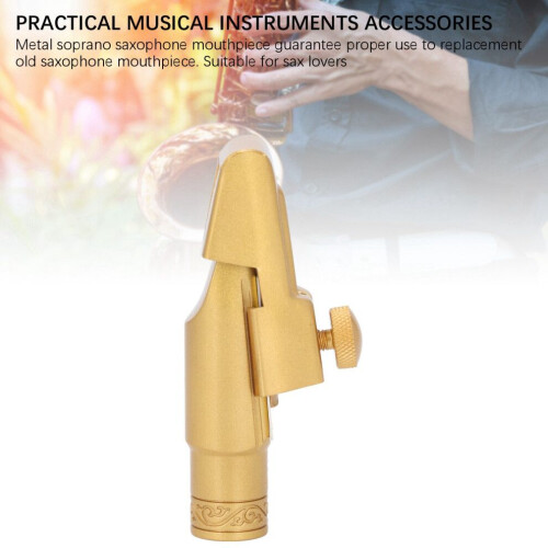 Bec de saxophone soprano avec ligature 2