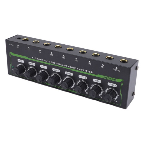 8 Channel Headphone Amplifier 8 Outputs 1 Input 2