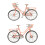 Fietsmodel Roze Gesimuleerd Ontwerp Afneembaar 1/10 2
