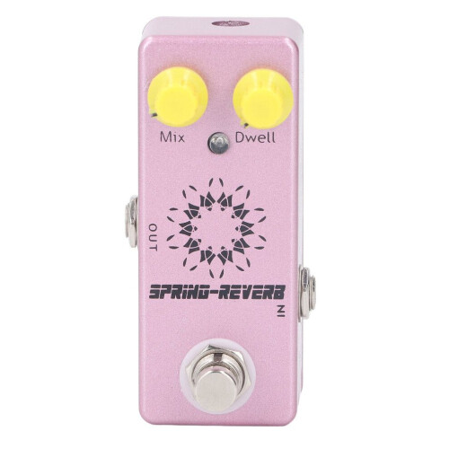 Spring Reverb-effektpedal 1/4-tums monojackmix