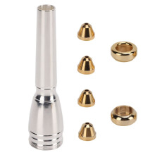 Trumpetmunstyckesset Polerade metalltrumpeter
