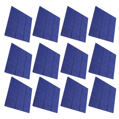 12Pcs Soundproofing Insulation Panel Beveled Edge 2