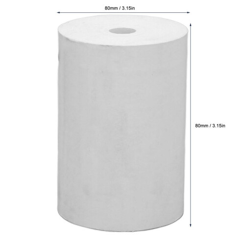 10 rullar termopapper 80 mm transparent 1