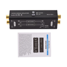 Bärbar 2-kanalig RCA-jordslingisolator