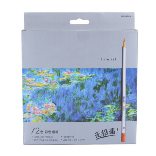 Set van 72 professionele olieverfpotloden (niet-compatibel)