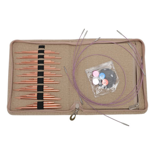 27Pcs Circular Knitting Needles Set