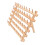 60 Spools Wooden Thread Holder Wall Mounted 5