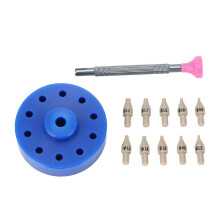 Watch Hand Setter Set with 10 Replacement Tips