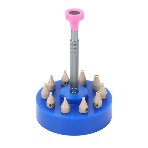 Watch Hand Setter Set with 10 Replacement Tips 1
