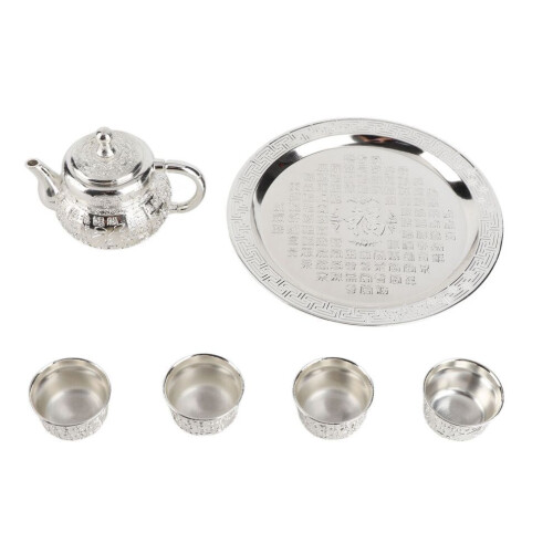 Retro Tekanna Set Utsökt Snidad Elegant Retro
