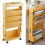 Movable Bookshelf Multilayer Capacity Rotatable 4