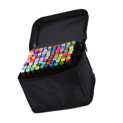 80 Colored Double Head Marker Pens Easy to Color 2