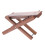 Tabouret repose-pieds PUNK en noyer noir 5