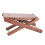 Tabouret repose-pieds PUNK en noyer noir 3