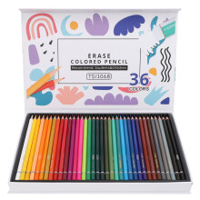 Uitwisbare kleurpotloden, 36 kleuren, voor kinderen en volwassenen.