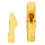 Altsaxofoonmondstuk 8C Verguld Messing E 2