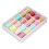 20 Pcs 9 Strands Embroidery Thread Rainbow Color 1