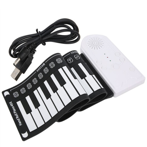 Elektriskt piano 49 tangenter bärbart hopfällbart
