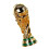 World Cup Trophy Finely Carved Sparkling Durable 4