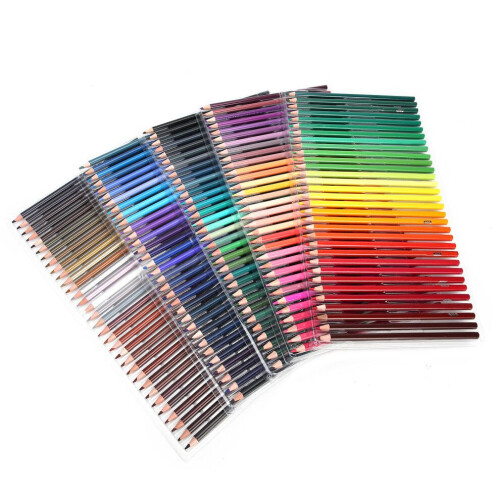 160Pcs OilBased Colored Pencils Set MultiColored 1