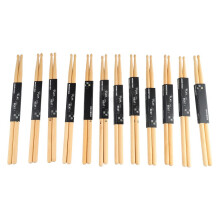 12 Pairs 7A Drumstick Maple Wood Oval Tip Anti