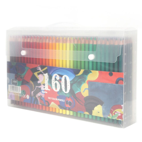 160Pcs OilBased Colored Pencils Set MultiColored 2