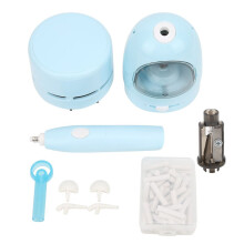 Sacapuntas Automático Azul Pequeño Portátil
