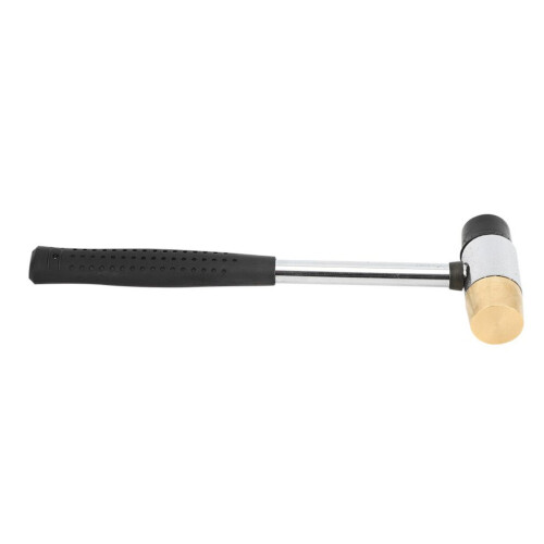 Black Guitar Plastic Hammer Brass and Rubber Head 2