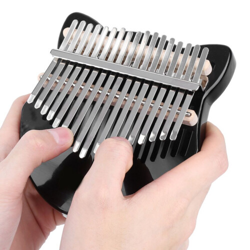 Kalimba Crystal Fox Shape Thumb Piano Kit 17 Key 2