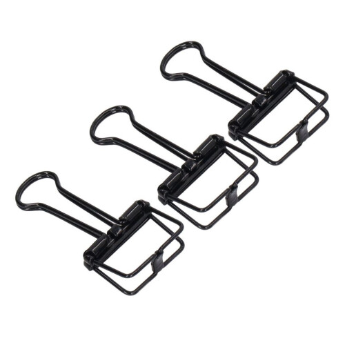 80 stuks holle bindclips van 1,8 cm, stevig metaal 1