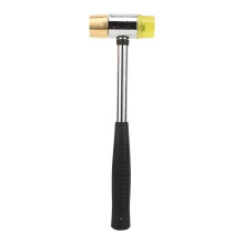 Yellow Guitar Plastic Hammer Brass Rubber Head
