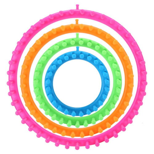Circle Round Knitting Looms Set Craft Kit Tool 2