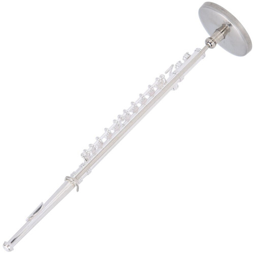 Copper Miniature Flute with Stand Mini Musical 1