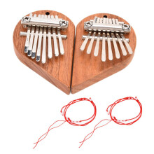 2 stuks 8-toetsen duimpiano draagbare houten kalimba