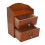 Desktop Wooden Storage Box Retro Multi Layer 4