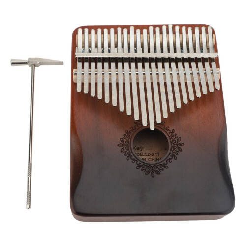 Kalimba 21 tangenter bärbart litet tumpiano 1