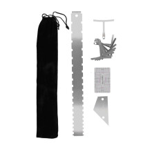 Guitar Measuring Tool Set Silver Neck Arc Chord