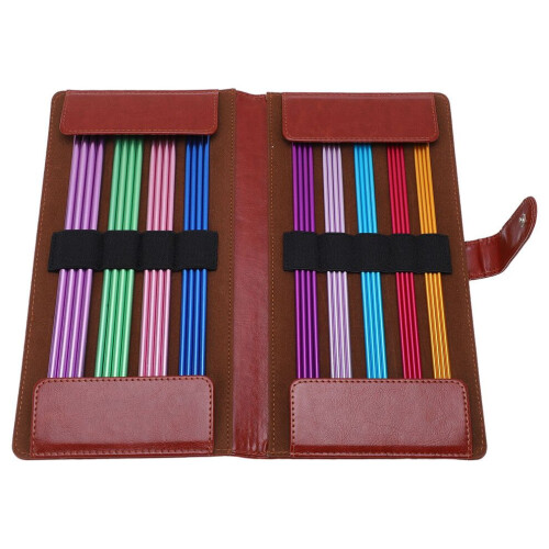 36Pcs Double Pointed Aluminum Knitting Needles Set 2