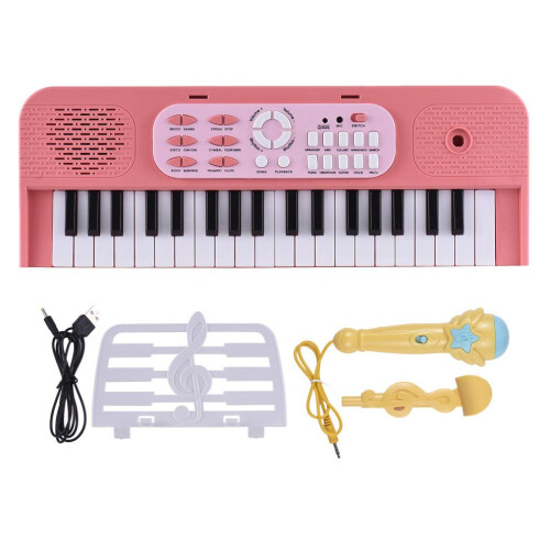 37 Key Electronic Keyboard Piano 7 Tones 8 Drum